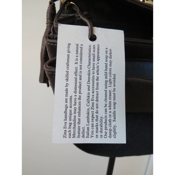 Zina Eva Brown Bag NEW - Picture 5 of 5